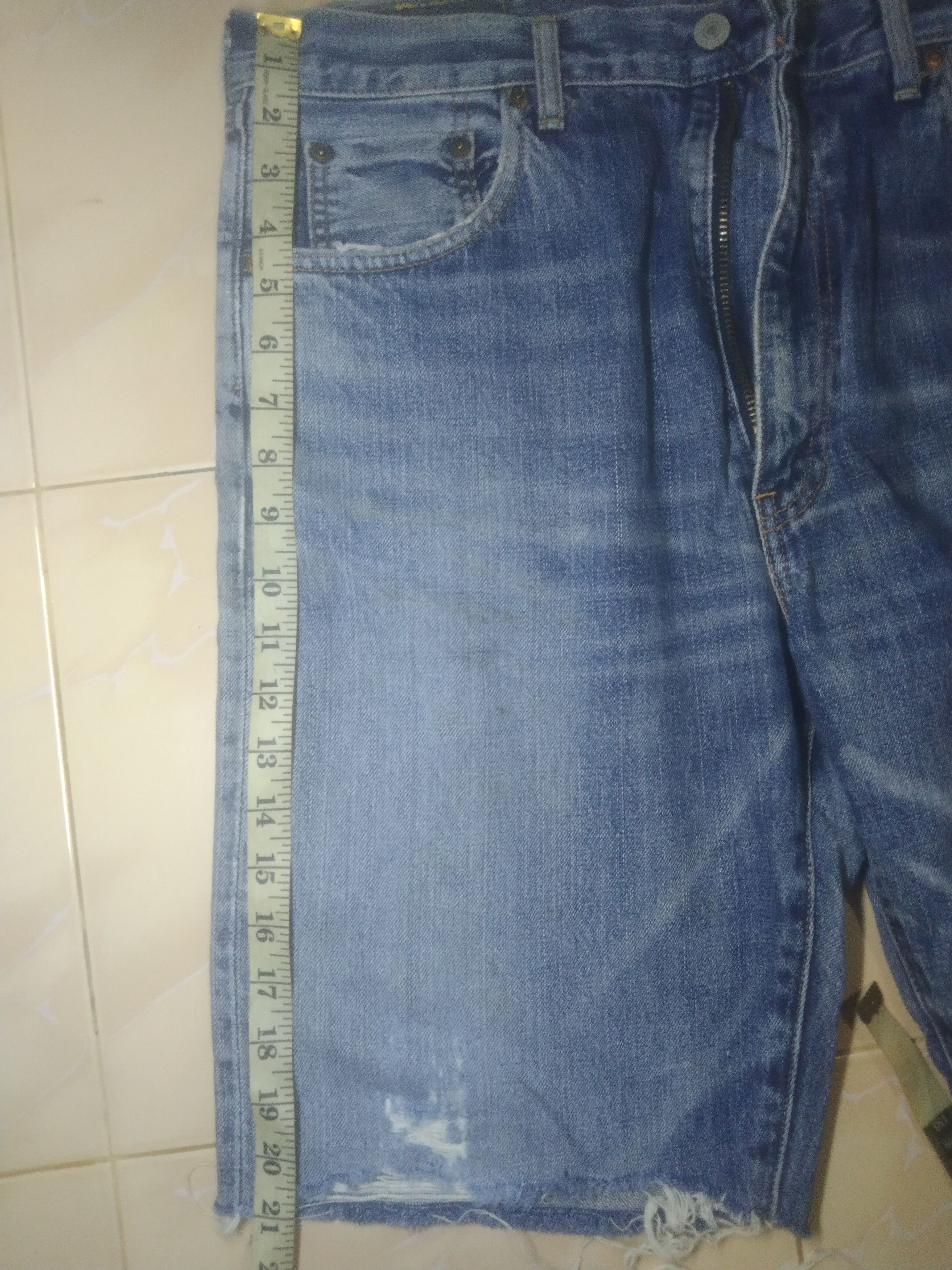 Levi's × Levi's Vintage Clothing × Vintage Vintage distressed Selvedge Levi's Big E 502 xx short pants Size US 36 / EU 52 - 14 Thumbnail