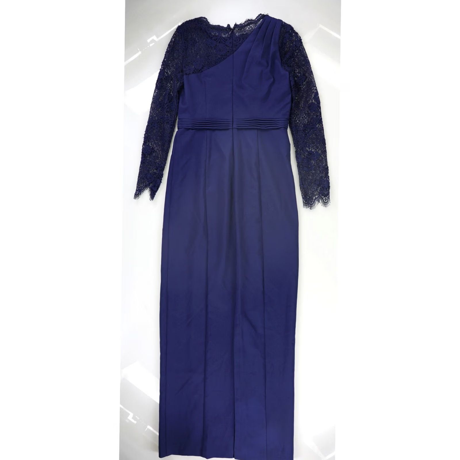 Vintage JS Collections Womens Lace Top Maxi Dress navy Size 6 Size M / US 6-8 / IT 42-44 - 2 Thumbnail