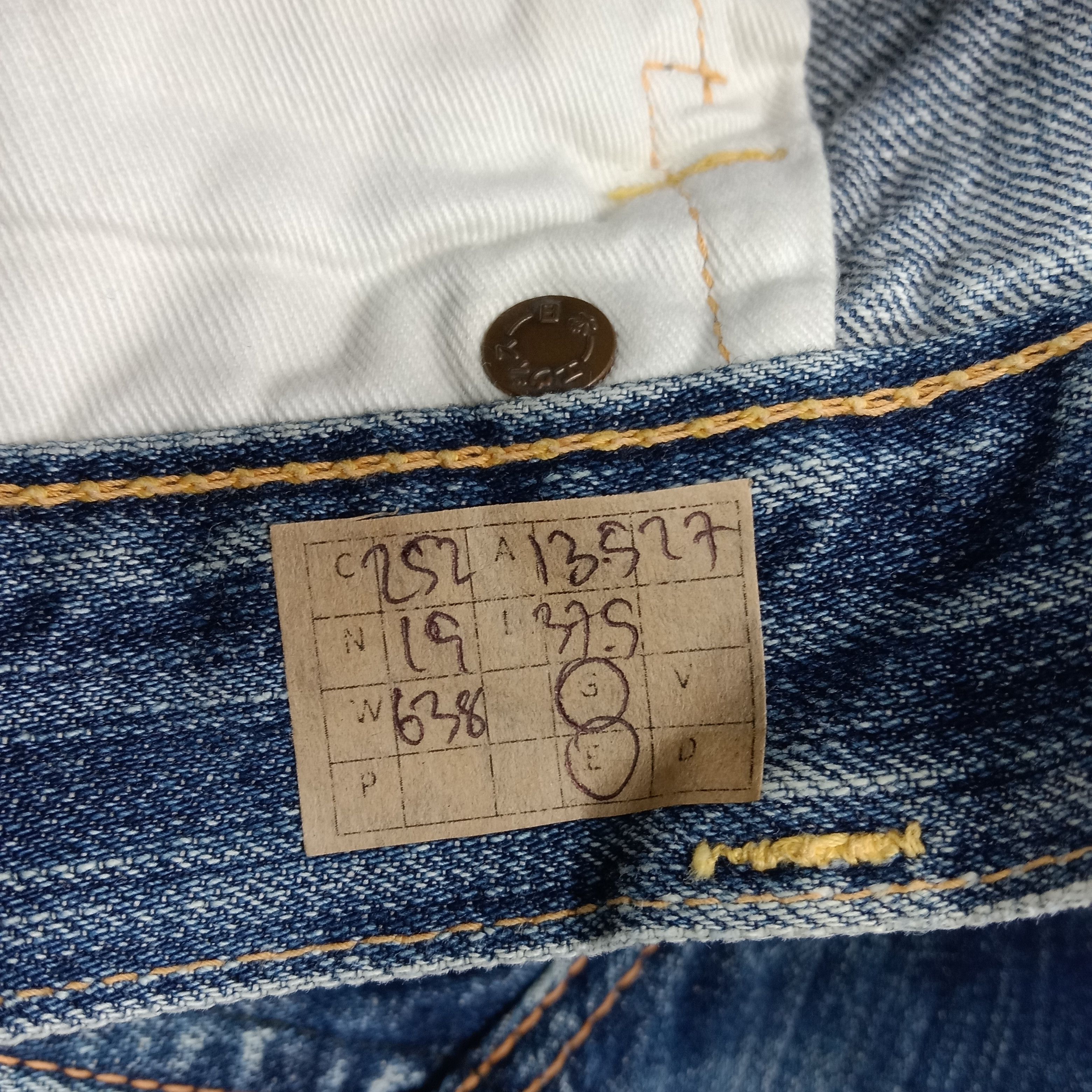 Evisu EVISU Japanese Brand Daicock Custom Style Jeans C252N19 Size US 27 - 16 Thumbnail