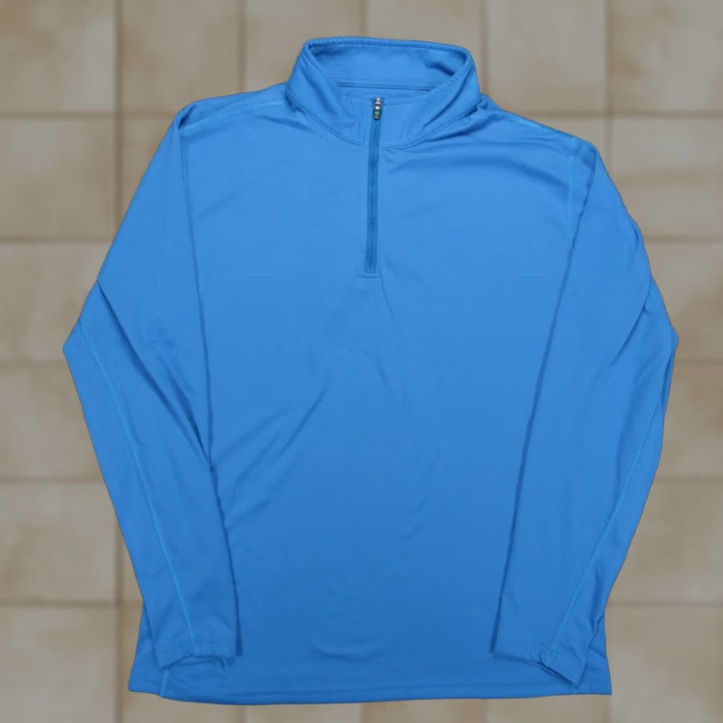 Vintage Arborwear Pullover Mens Medium Blue Drirelease Quarter Zip Lightweight Shirt Size US M / EU 48-50 / 2 - 1 Thumbnail