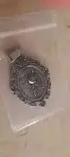 VIBE Vintage Stainless Steel Mirror With Flowers Pendant Necklace Size ONE SIZE - 3 Thumbnail