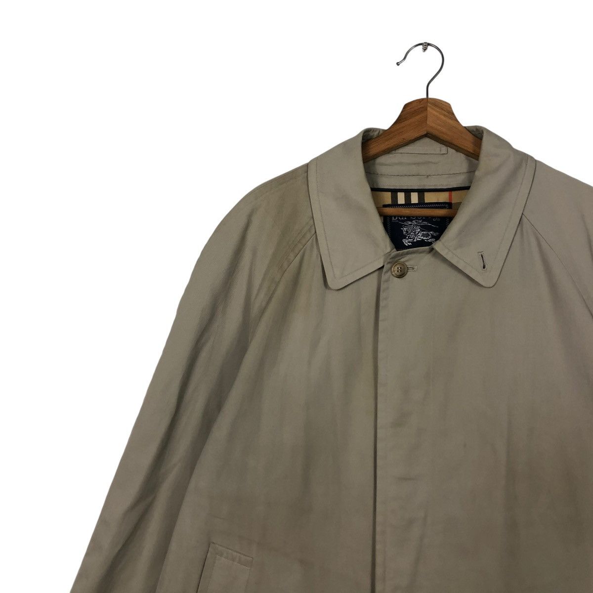 Burberry × Vintage 🔥VINTAGE LONG JACKET BURBERRYS NOVA CHECK BLANKET Size US M / EU 48-50 / 2 - 8 Thumbnail