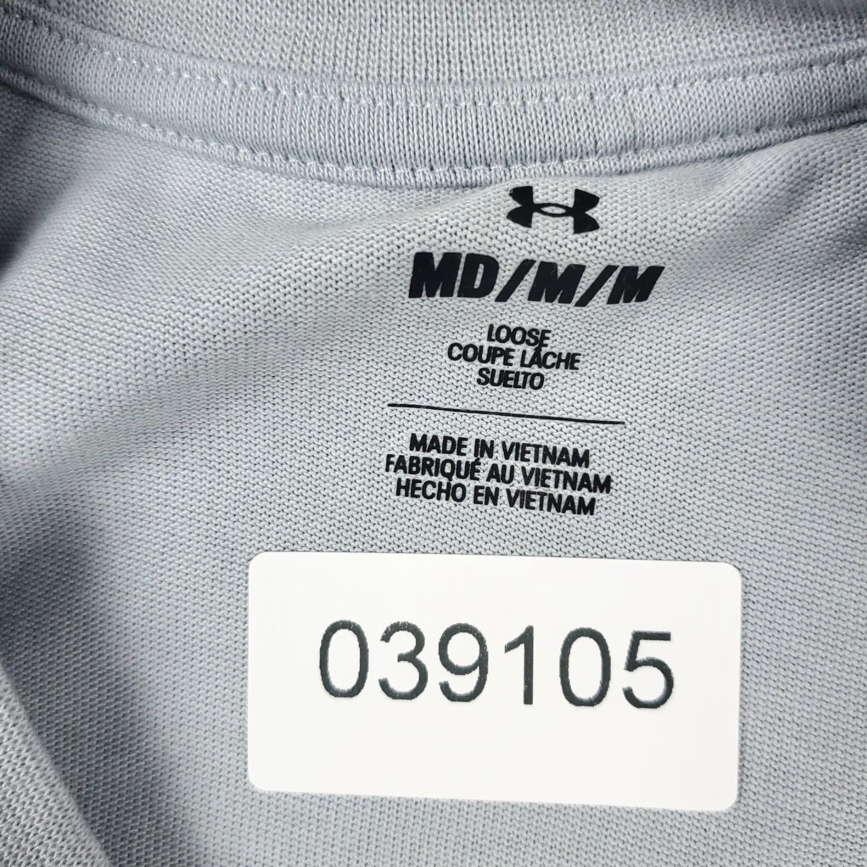 Under Armour Under Armour HeatGear T-Shirt Mens Medium Gray Short Sleeve Activewear Size US M / EU 48-50 / 2 - 6 Thumbnail