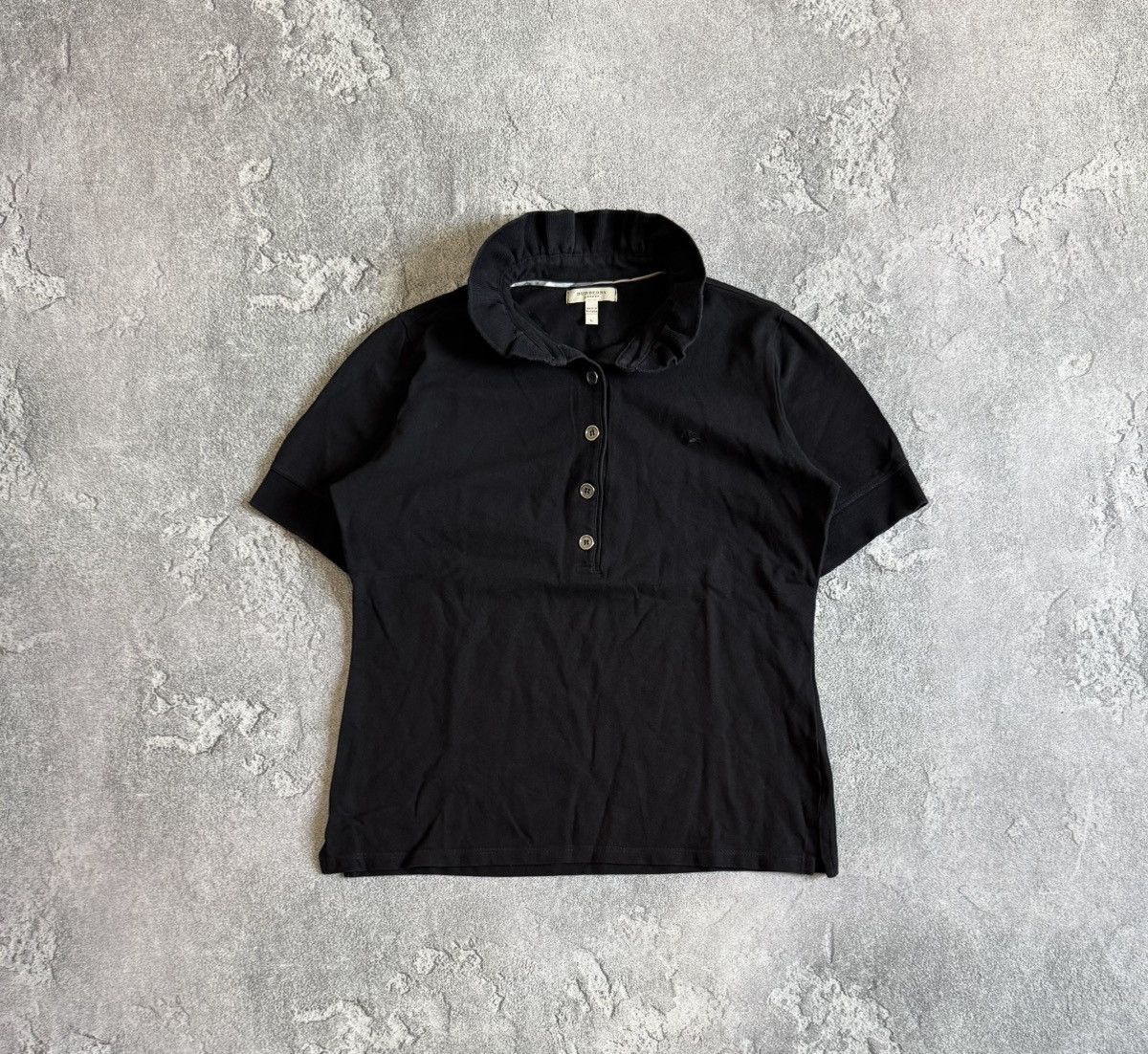 Burberry Burberry London L black Wmns polo top tank T-shirt tee Size L / US 10 / IT 46 - 4 Thumbnail