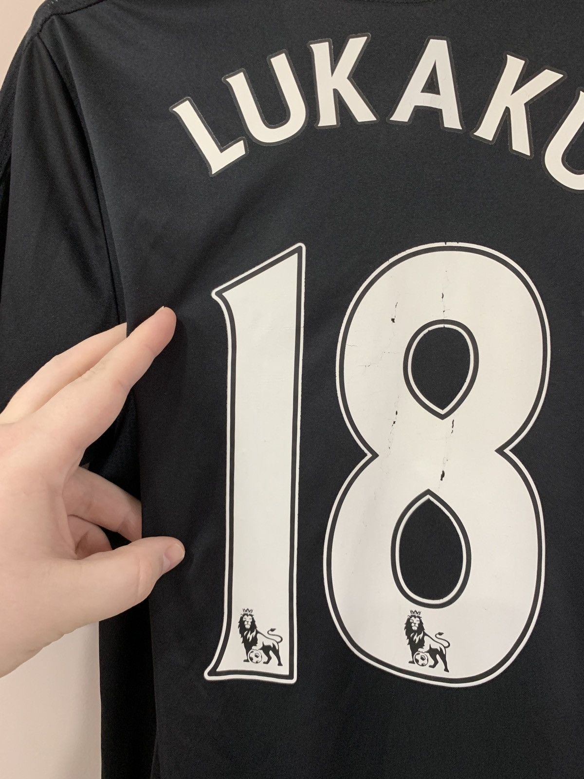 Adidas Chelsea London Away Football Shirt Adidas Soccer LUKAKU #18 Size US S / EU 44-46 / 1 - 9 Thumbnail