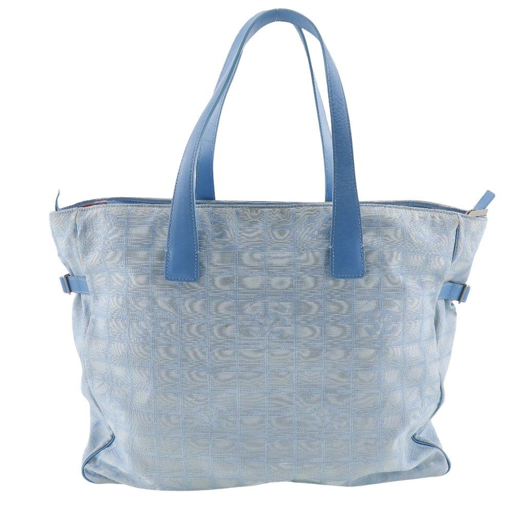 Chanel Travel Line Blue Canvas Tote Bag (Pre-Owned) Size ONE SIZE - 1 Thumbnail