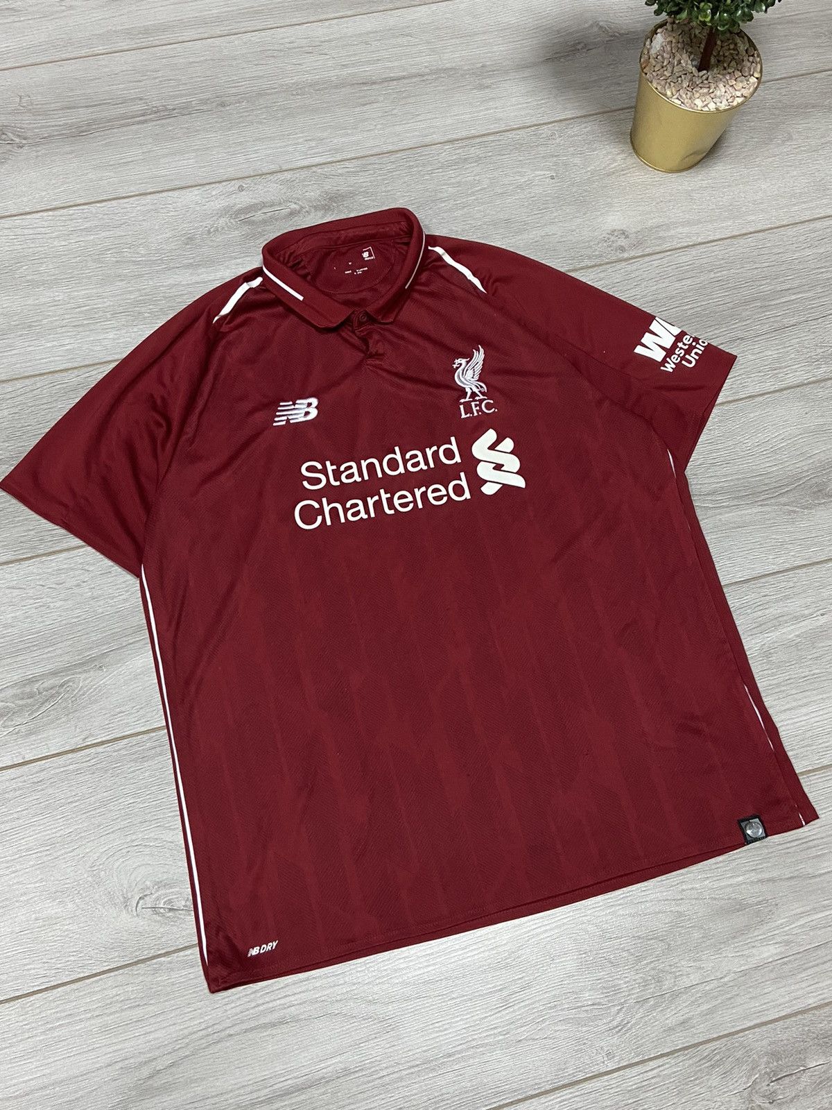 Nike Liverpool New Balance Away Football Soccer Jersey Size US L / EU 52-54 / 3 - 3 Thumbnail