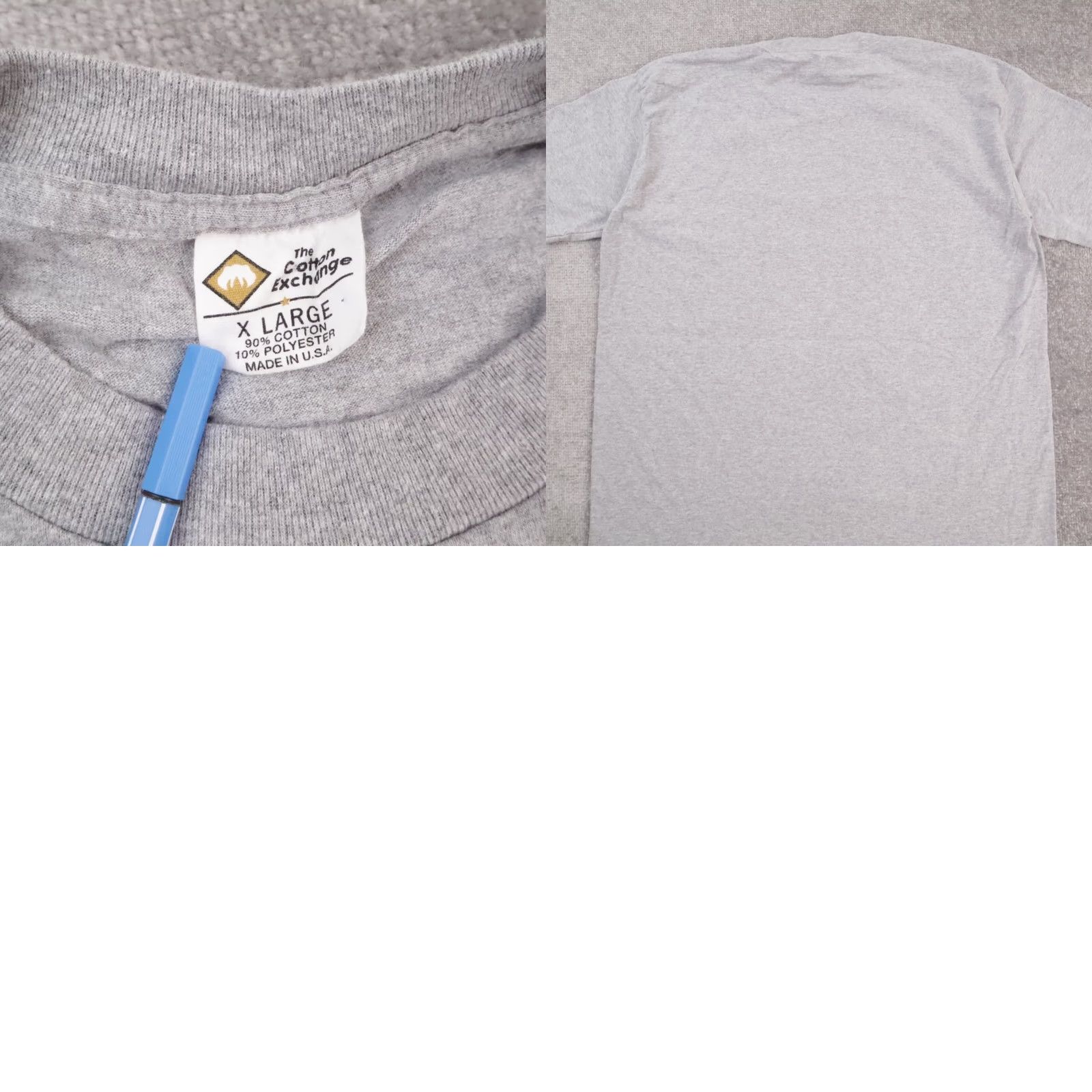 Vintage VINTAGE Tennessee State University XL Gray Short Sleeve Crew Neck T-Shirt Mens 90s College University Size US XL / EU 56 / 4 - 8 Thumbnail