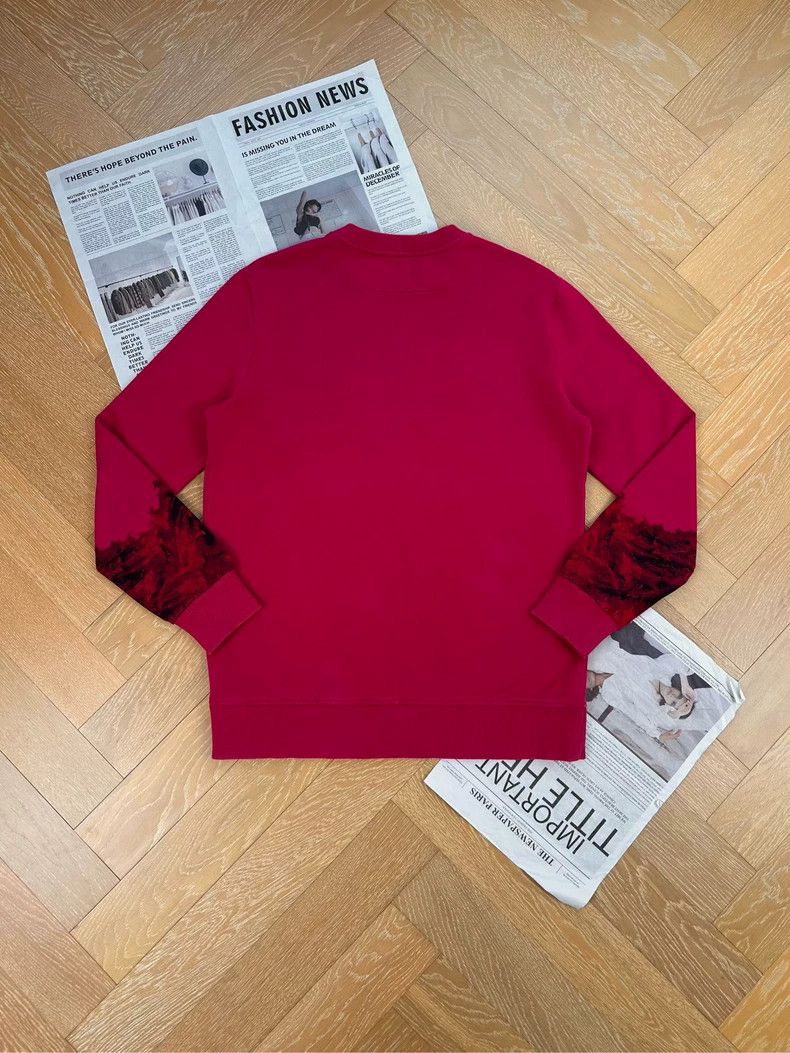 Givenchy Givenchy Solid Color Character Pattern Print Round-neck Lo Size US S / EU 44-46 / 1 - 2 Thumbnail