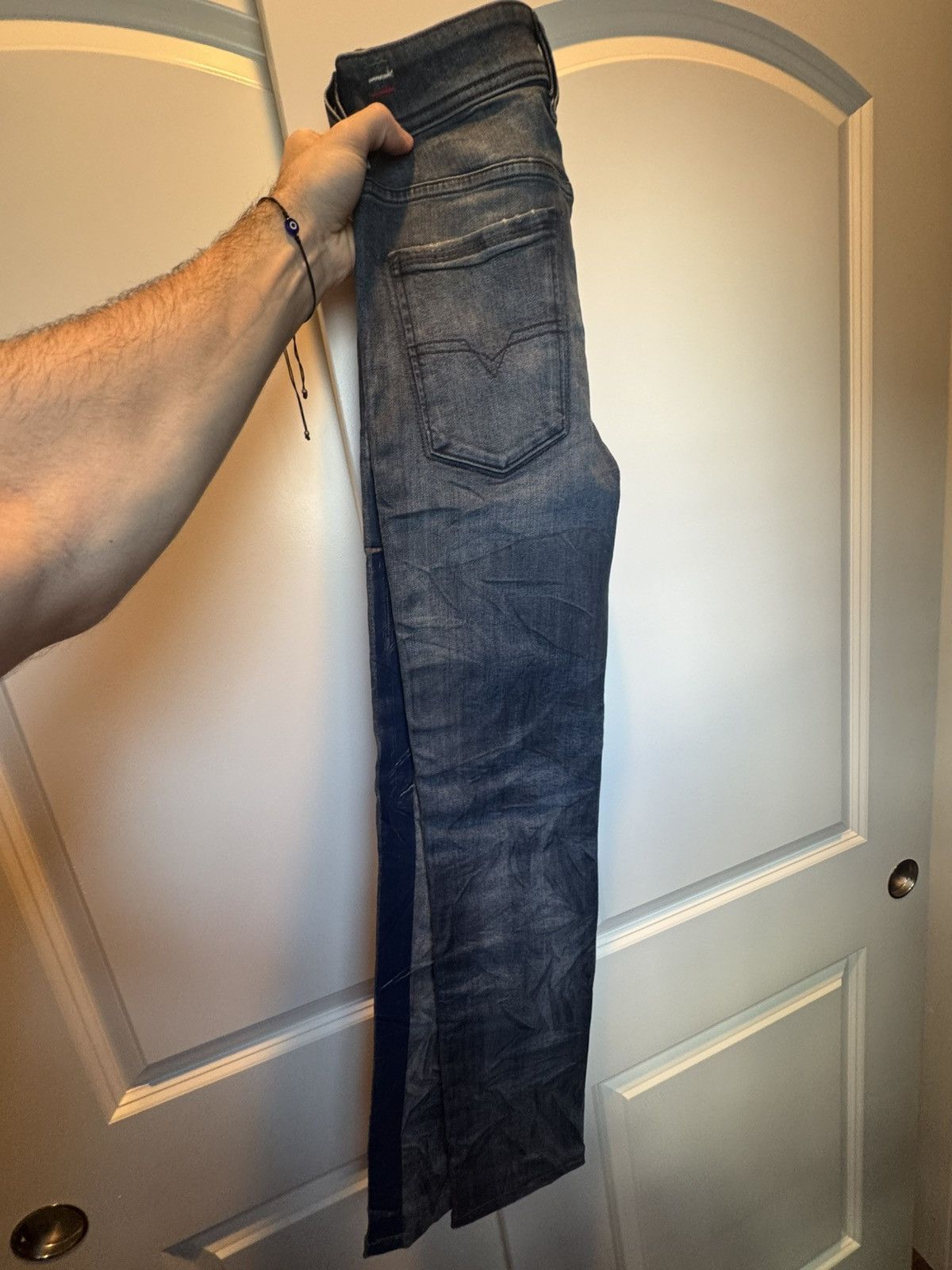 Diesel DIESEL denim jeans with blue detail on the sides Size US 28 / EU 44 - 3 Thumbnail