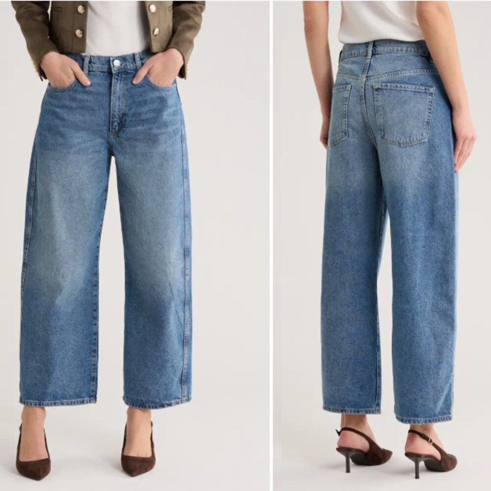 Jason Wu NWT New $229 Jason Wu High Waist Ankle Relaxed Barrel Jeans Size 28" / US 6 / IT 42 - 1 Thumbnail