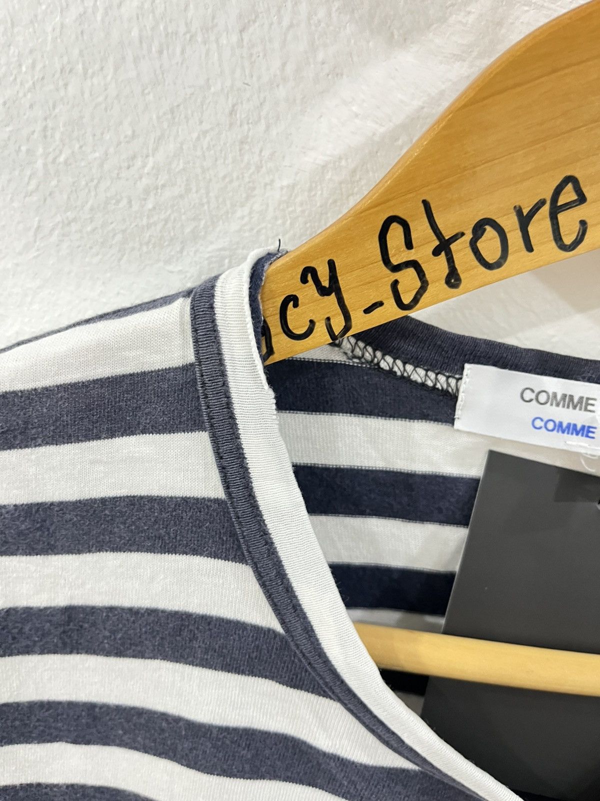 Comme des Garcons Comme Des Garcon Stripe Long Sleeve T shirt Size M / US 6-8 / IT 42-44 - 5 Thumbnail