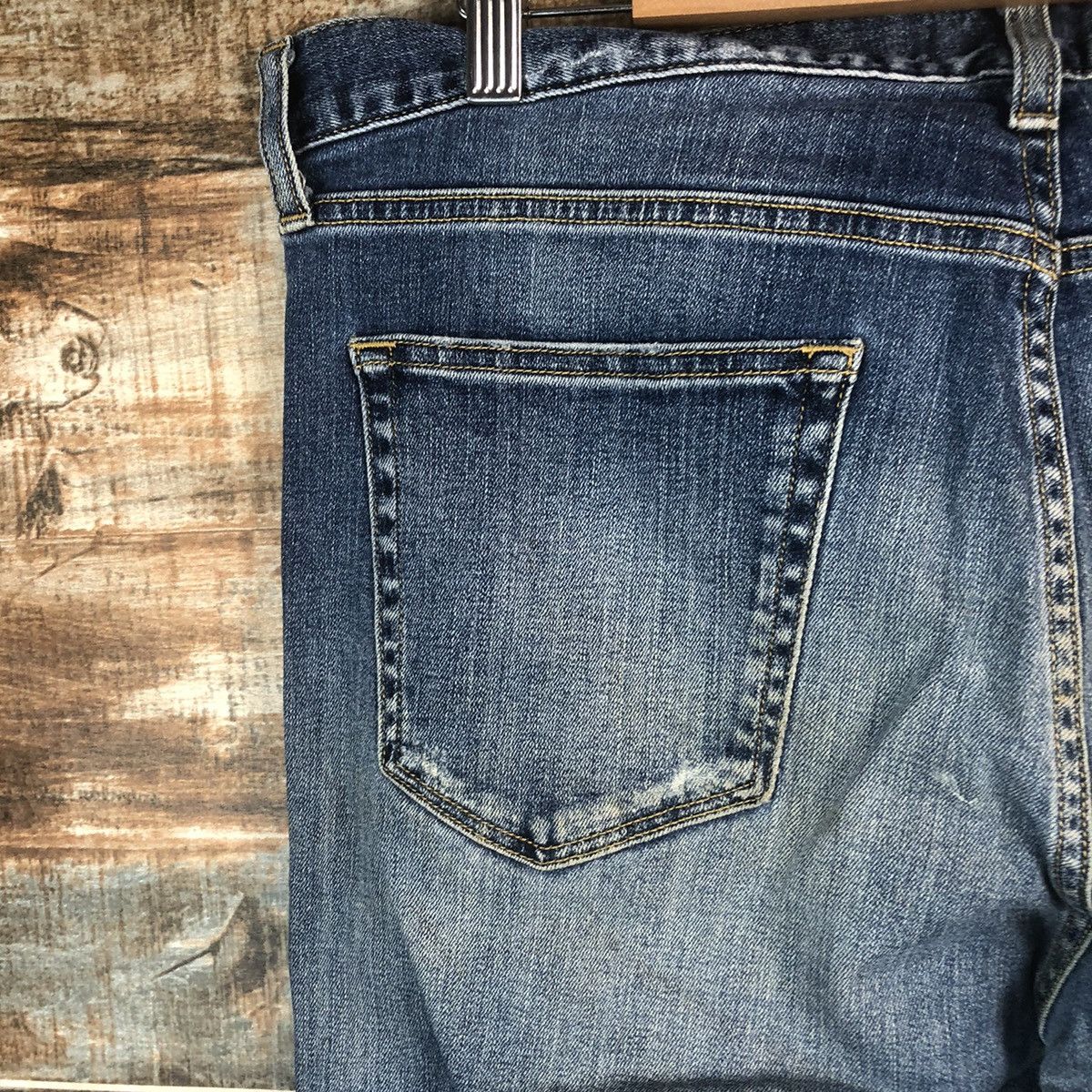 Japanese Brand DL Uniqlo Blue Vintage Denim Pants #C294 Size US 36 / EU 52 - 17 Thumbnail