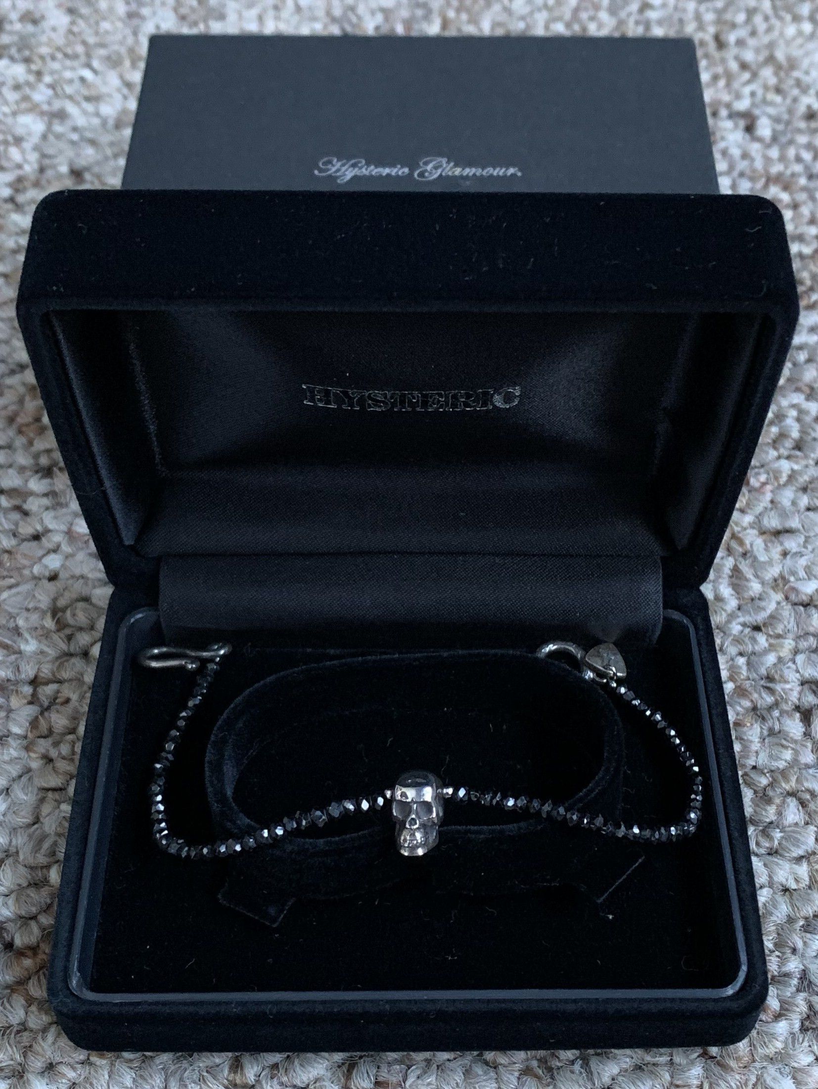 Hysteric Glamour Hysteric Glamour Sterling Silver Jewel Skull Bracelet+ Box Size ONE SIZE - 2 Thumbnail