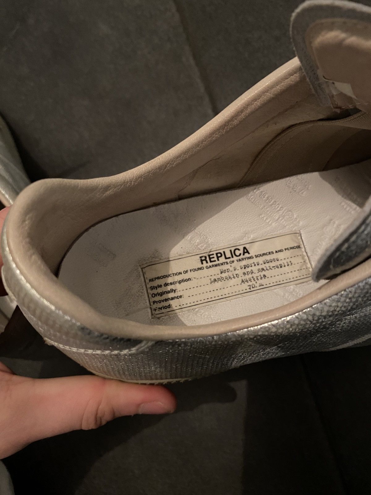 Maison Margiela vintage og 2013 maison margiela silver/chrome gats Size US 9.5 / EU 42-43 - 8 Thumbnail