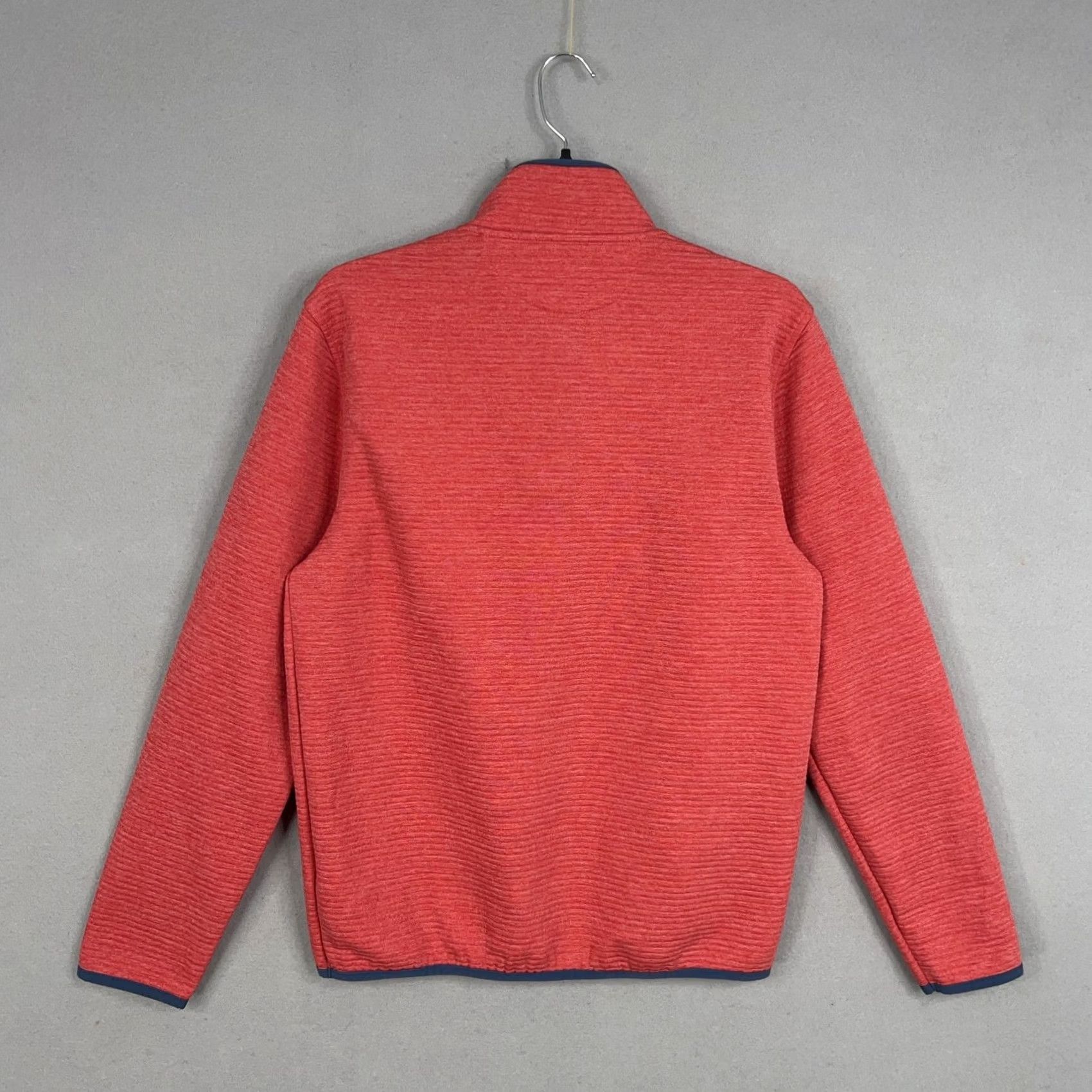 J.Crew J.Crew Pullover Mens Small Red Snap Quilted Fleece Mock Neck Sweatshirt Size US S / EU 44-46 / 1 - 7 Thumbnail