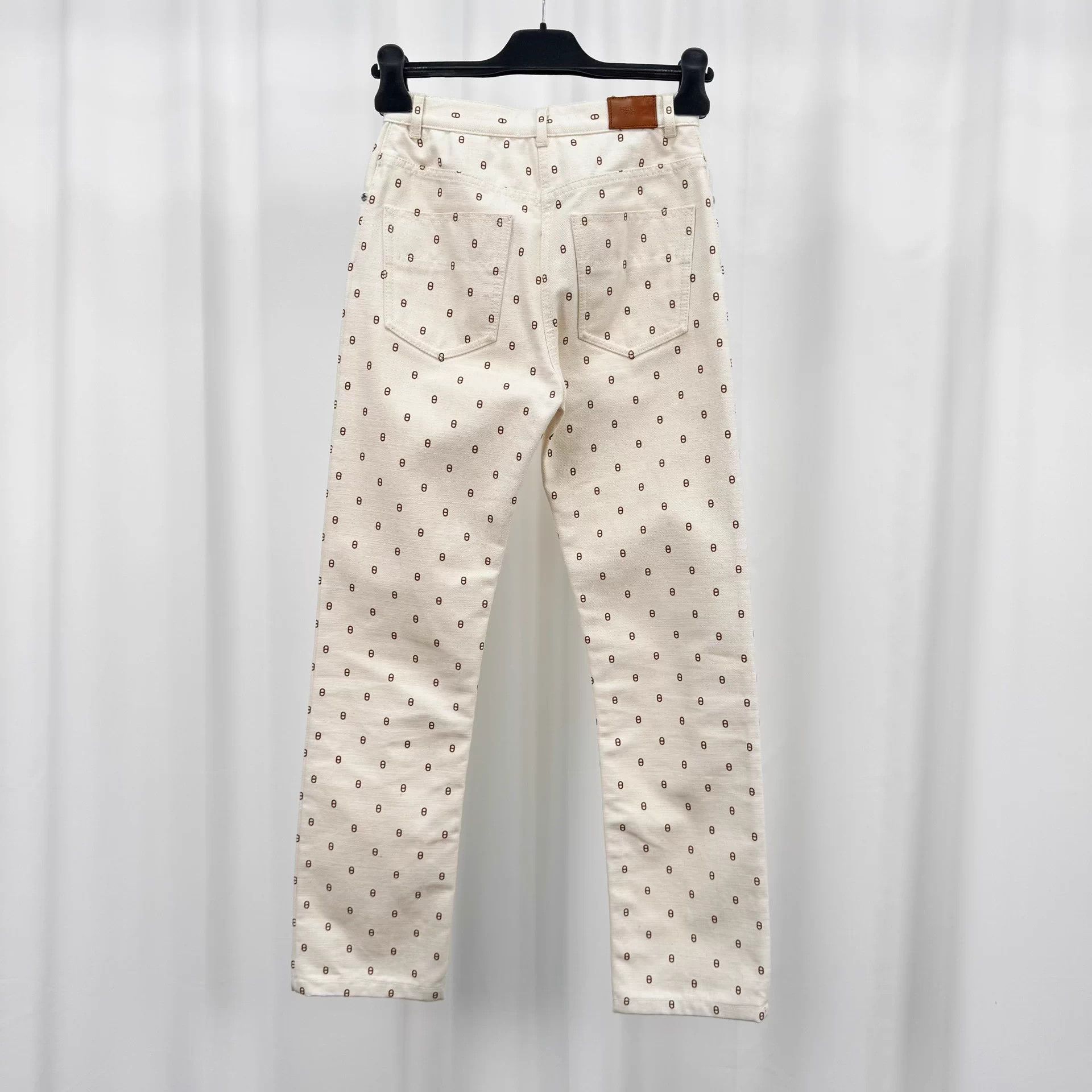 Hermes Hermes Pig Nose All Over Print Jeans 34 98 New Size 25" / US 0 / IT 36 - 2 Thumbnail
