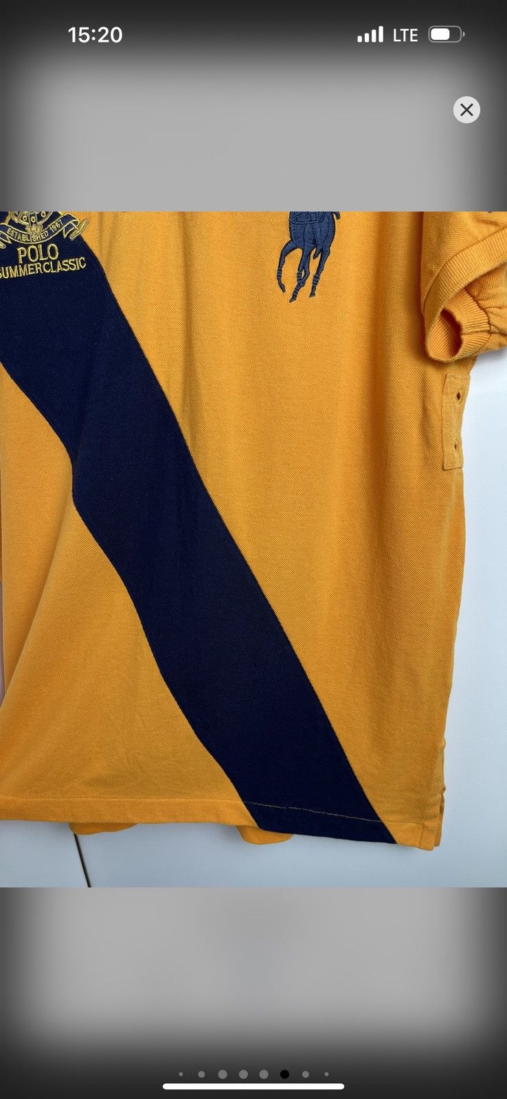 Polo Ralph Lauren × Vintage Vintage polo Ralph Lauren big logo size XL-XXL orange rare Size US XL / EU 56 / 4 - 8 Thumbnail