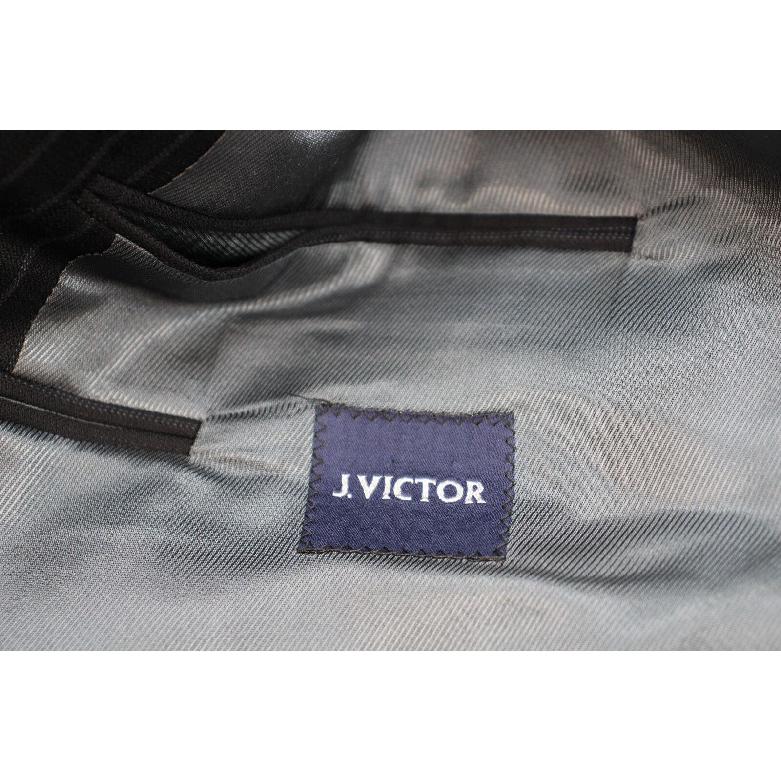 Jack Victor Jack Victor Blazer Men's 48R Black Wool Notch Size 48R - 4 Thumbnail