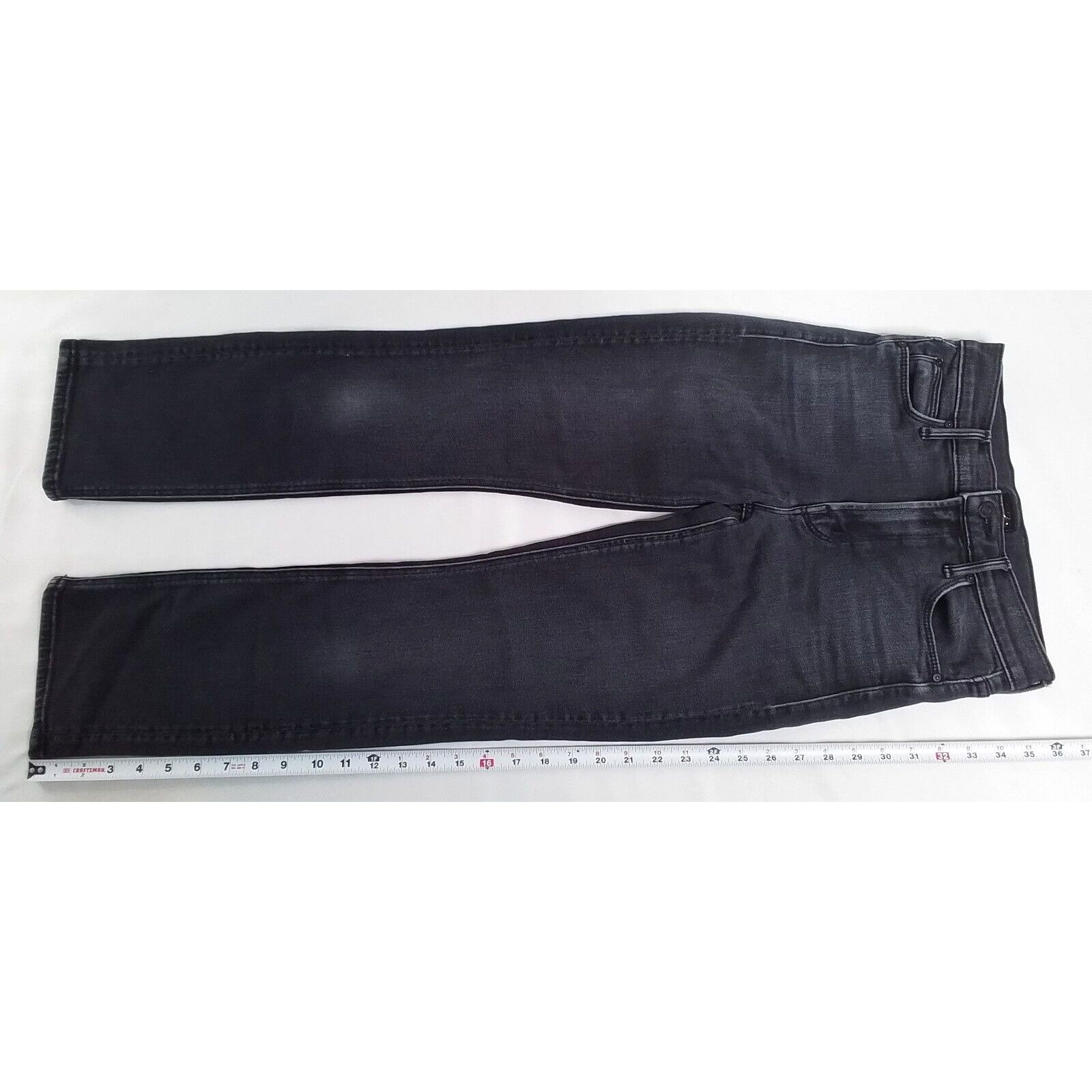 MOTHER Mother Denim Women's 26 The Midrise Dazzler Jean Black Size 26" / US 2 / IT 38 - 17 Thumbnail