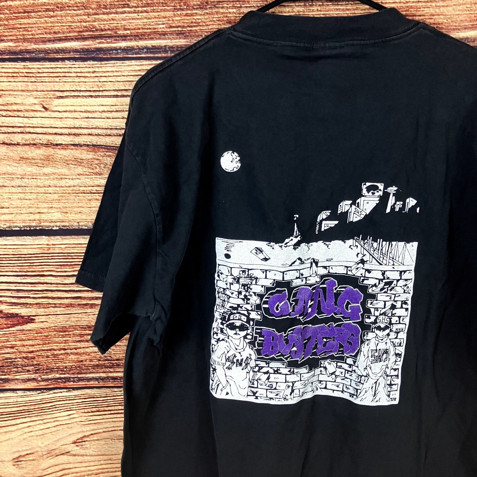 Tultex × Vintage Vintage 1990s Gang Busters Double Sided T-shirt Size US XL / EU 56 / 4 - 7 Thumbnail