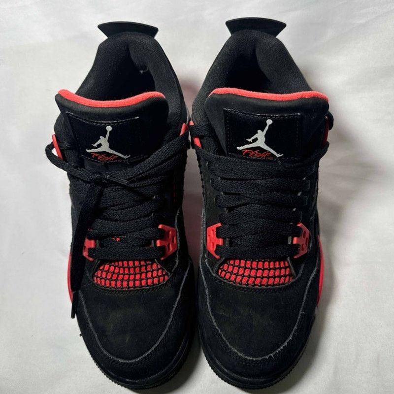 Jordan Brand × Nike Size 7 - Nike Air Jordan 4 Retro GS Red Thunder Men's Shoes Size US 7 / EU 40 - 4 Thumbnail