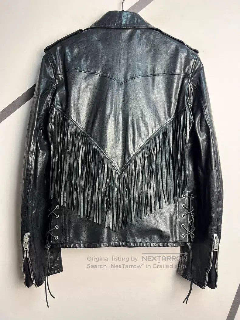Saint Laurent Paris Saint Laurent Paris Motorcycle Leather Jacket Size US S / EU 44-46 / 1 - 2 Thumbnail
