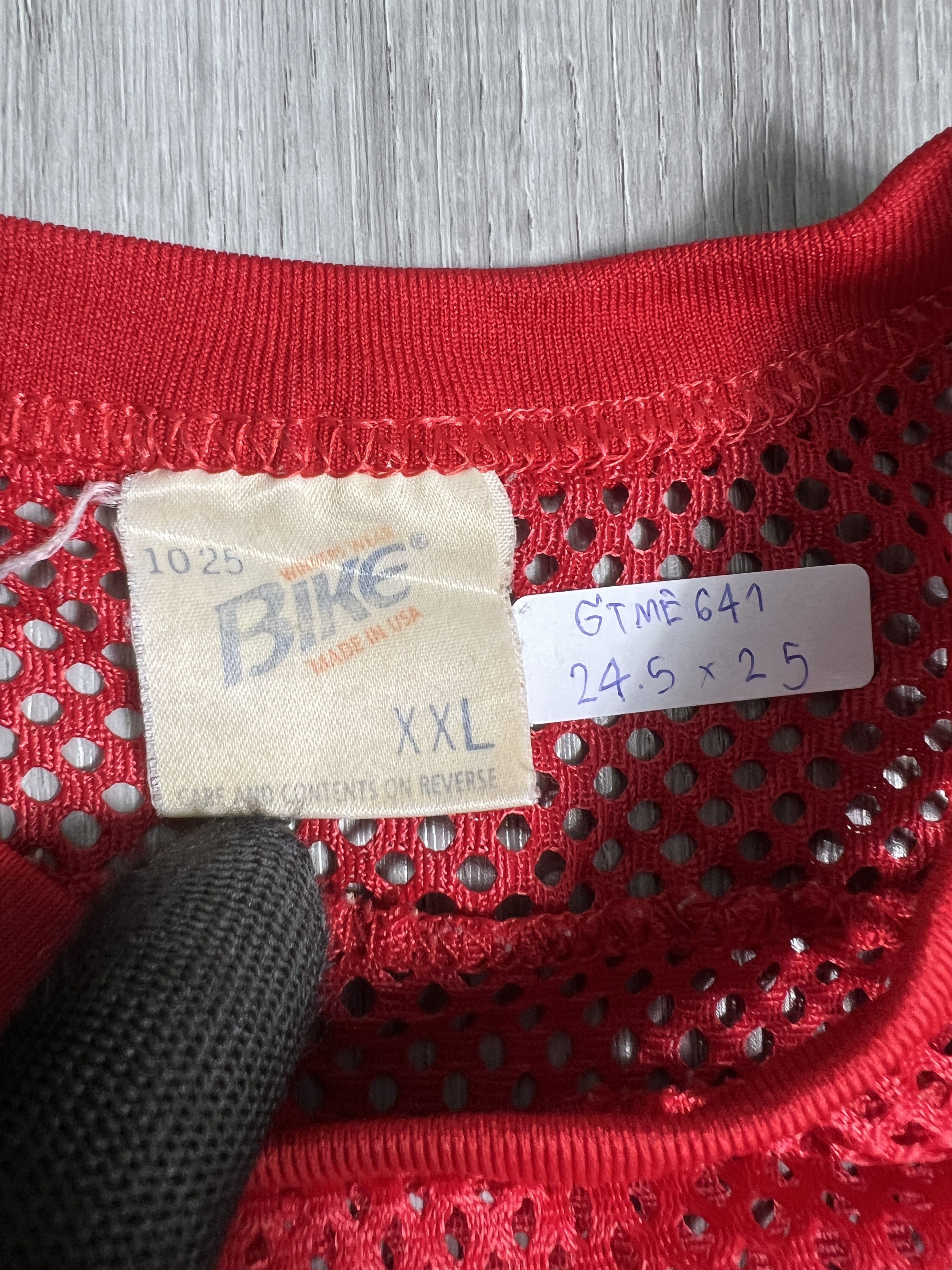Vintage Y2K Vintage Bike Athletic Red Mesh Jersey (XXL) GTME641 Size US XXL / EU 58 / 5 - 2 Thumbnail