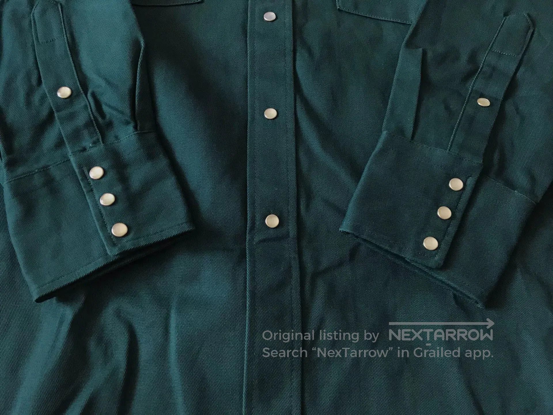 Carhartt Carhartt S01 HTG Hunter Green Western Shirt. Size US M / EU 48-50 / 2 - 6 Thumbnail