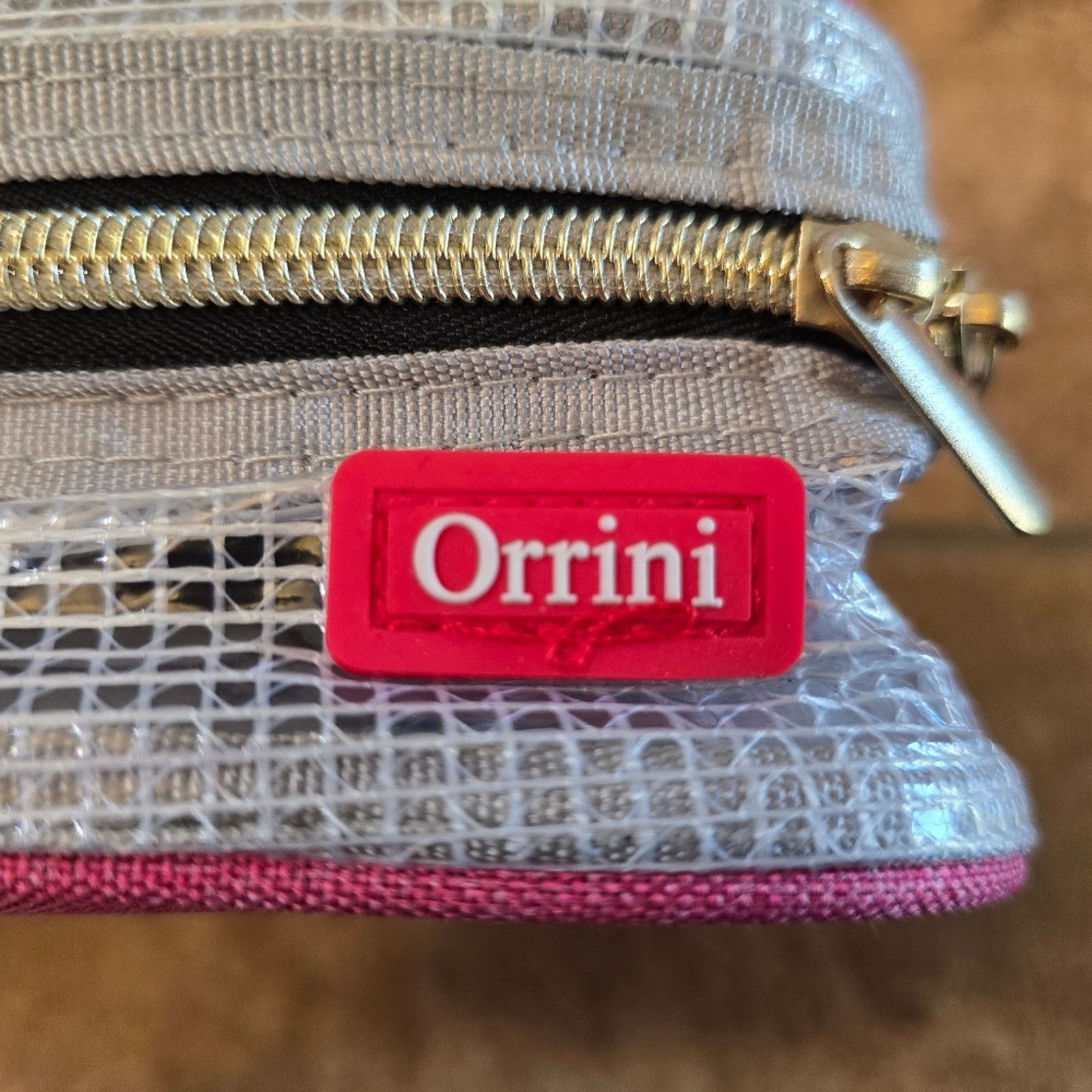 Other Pink Grey Orrini Cosmetic Bag Size ONE SIZE - 5 Thumbnail