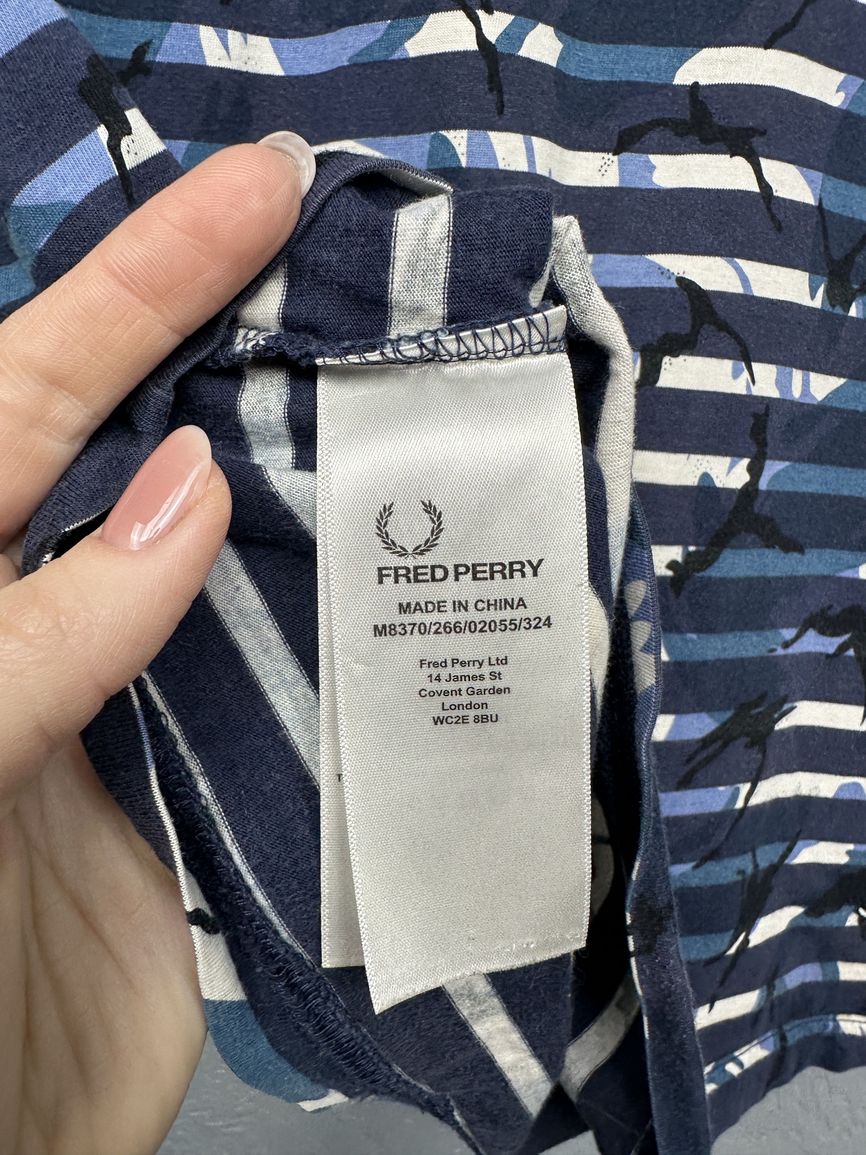Fred Perry Fred Perry Mens Striped T-Shirt Size US M / EU 48-50 / 2 - 4 Thumbnail