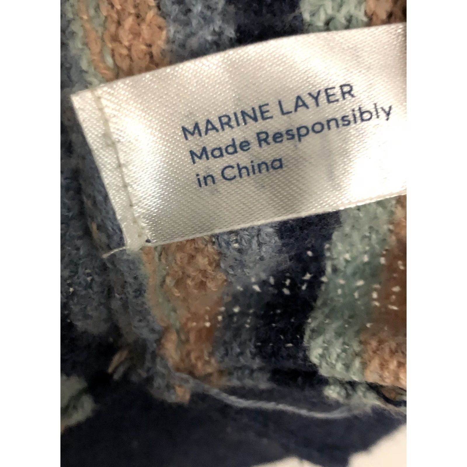 Marine Layer Marine Layer Sweater Mens XL Liam Polo Size US XL / EU 56 / 4 - 6 Thumbnail