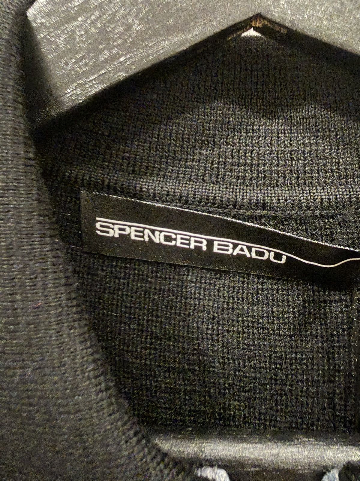SPENCER BADU Spencer Badu Knitted Tie Shirt Black Size US M / EU 48-50 / 2 - 5 Thumbnail