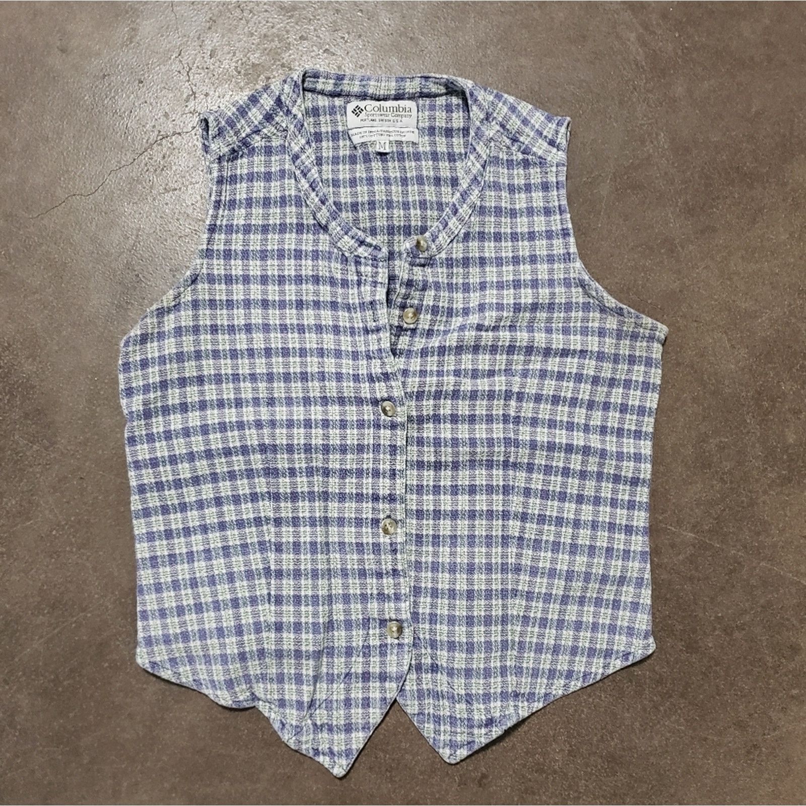 Columbia Multicolored Plaid | COLUMBIA SPORTSWEAR | Vest Size M / US 6-8 / IT 42-44 - 1 Thumbnail
