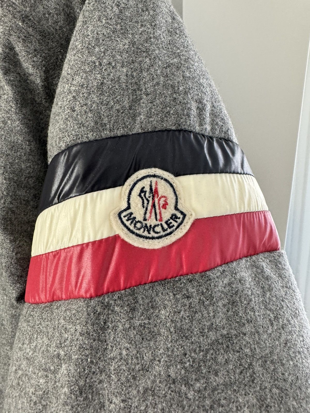 Moncler Moncler Grey Jacket Size 4 Size US L / EU 52-54 / 3 - 3 Thumbnail
