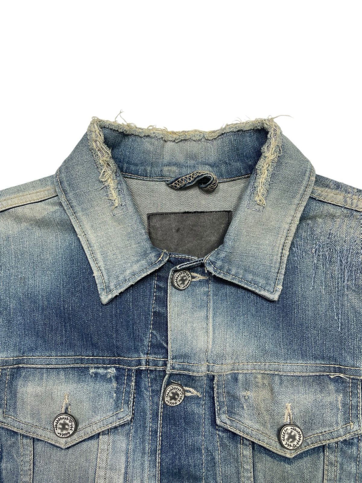 Attachment × Japanese Brand SS2013 ATTACHMENT STONEWASH DENIM JACKET Size US M / EU 48-50 / 2 - 3 Thumbnail