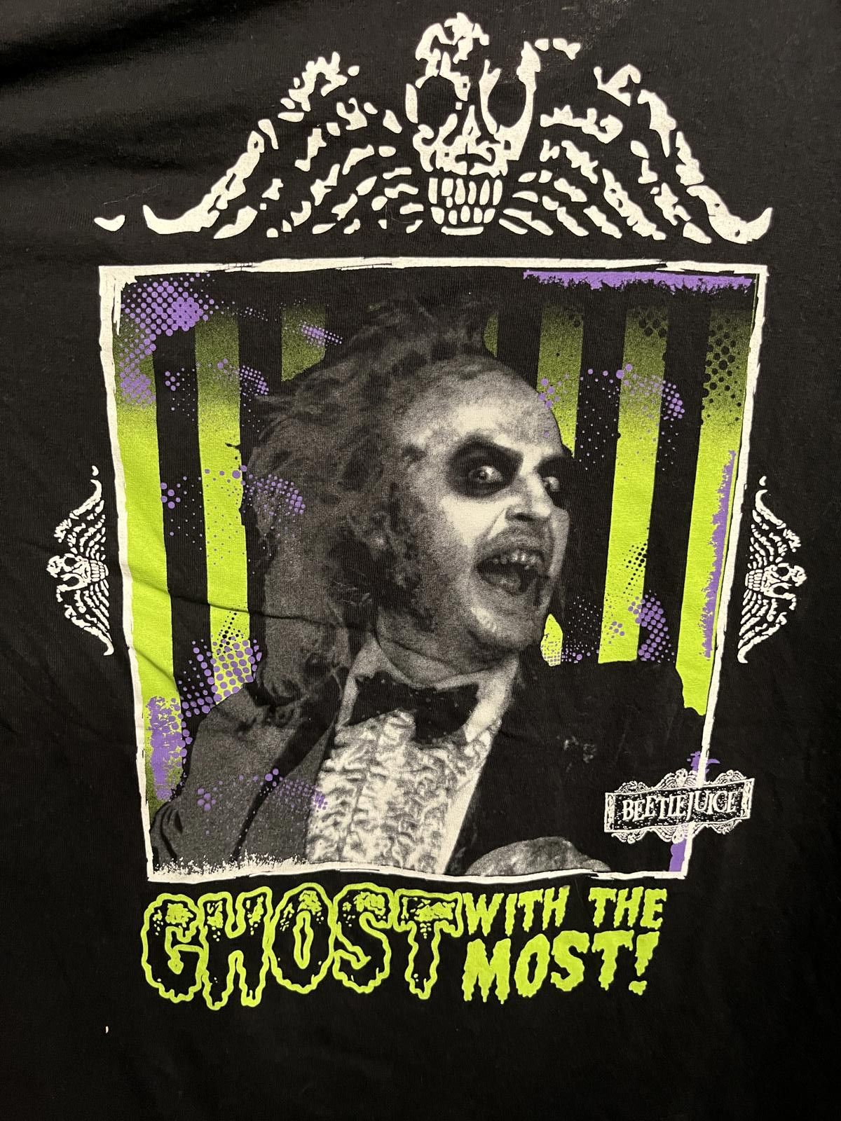 Designer Beetlejuice Movie T-shirt - Ghost With the Most Keaton - L Size US L / EU 52-54 / 3 - 5 Thumbnail