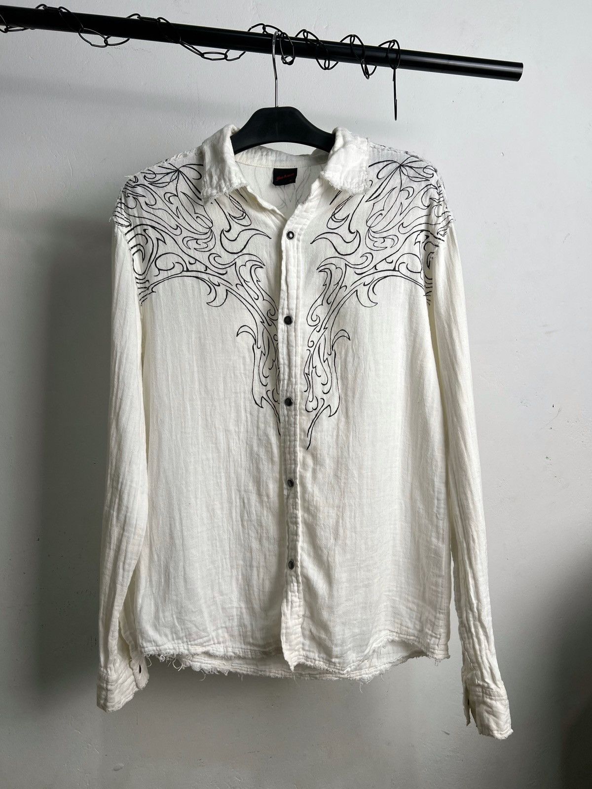 If Six Was Nine Jackrose cyber button western shirt Size US M / EU 48-50 / 2 - 2 Thumbnail