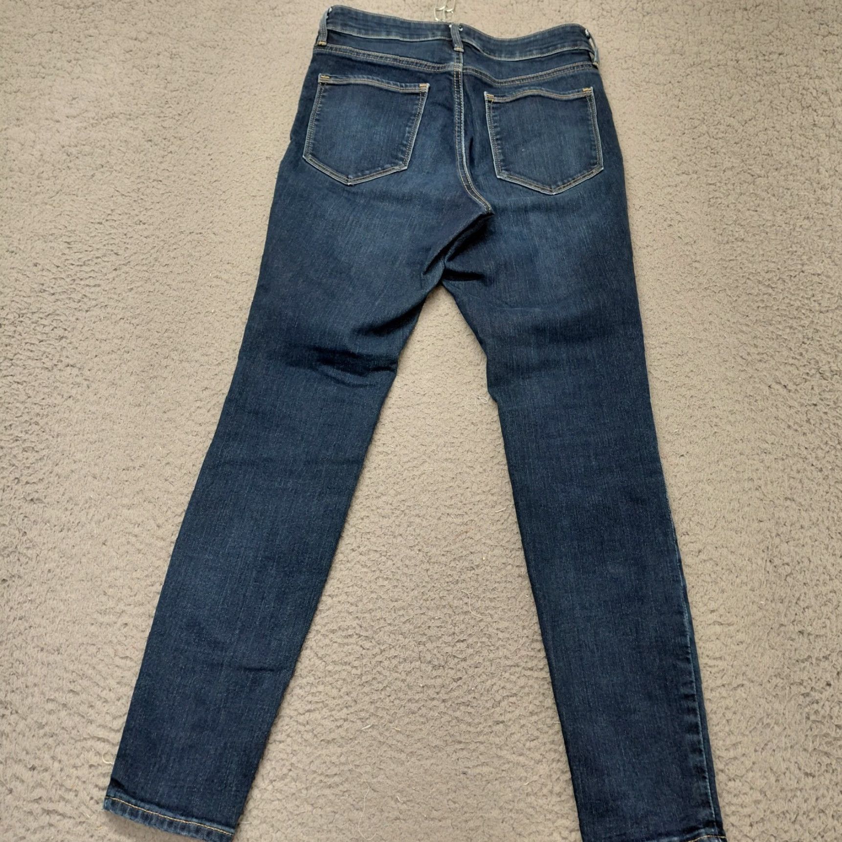 Athleta Athleta Sculptek Jeans Women’s Size 6 Blue Dark Wash Mid Rise Skinny Denim EUC Size 28" / US 6 / IT 42 - 2 Thumbnail