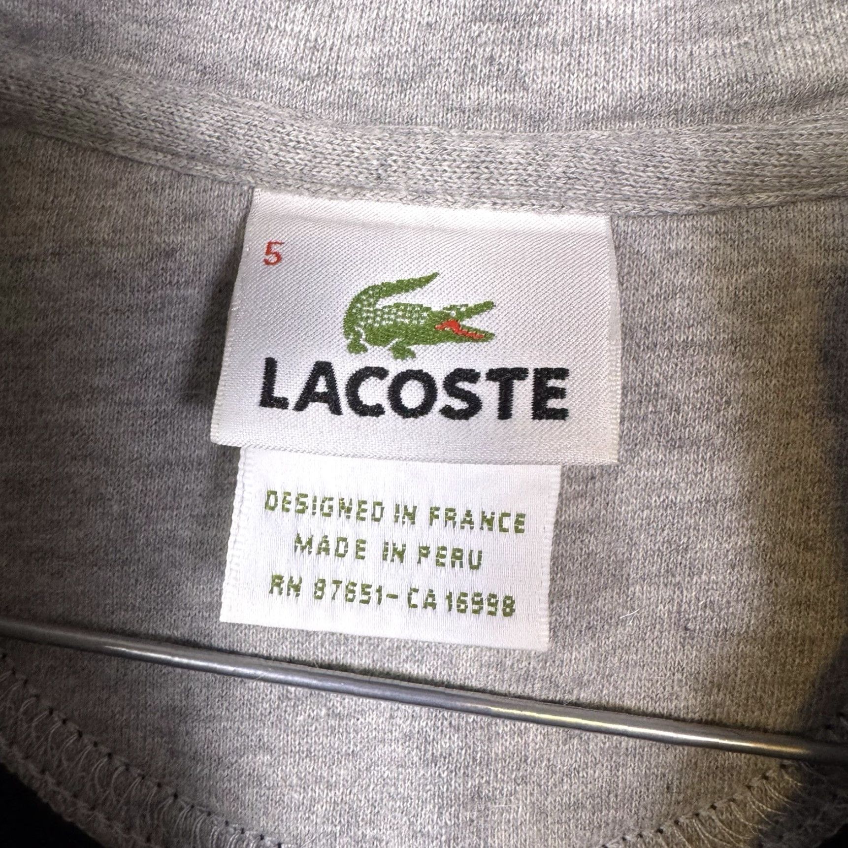 Lacoste Lacoste Sweater Mens M Knit Alpaca 1/4 Zip Mock Neck Pullover Knit Black Size US M / EU 48-50 / 2 - 5 Thumbnail