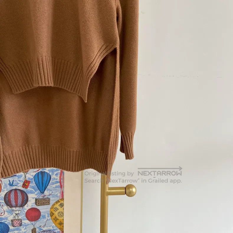 Fendi Fendi Khaki Cashmere Knit Top Size XS / US 0-2 / IT 36-38 - 4 Thumbnail