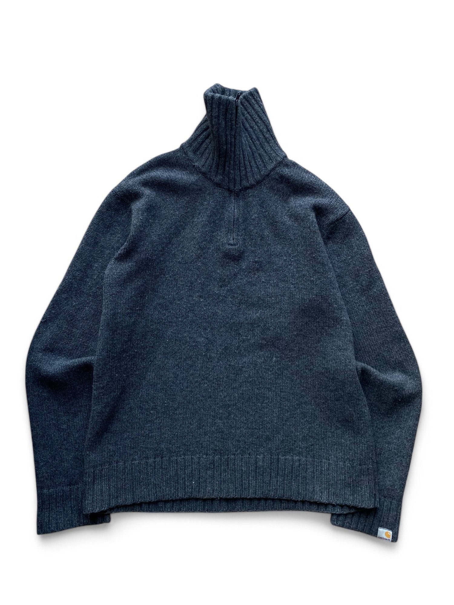 Vintage Carhartt Zip Sweater Wool 1/3