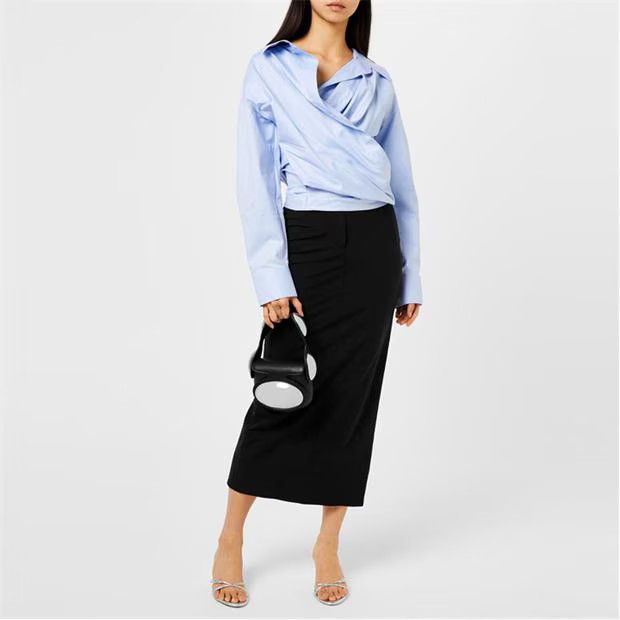 Alexander Wang o1g2r1mq0824 Midi Skirts in Black Size 27" / US 4 / IT 40 - 5 Thumbnail