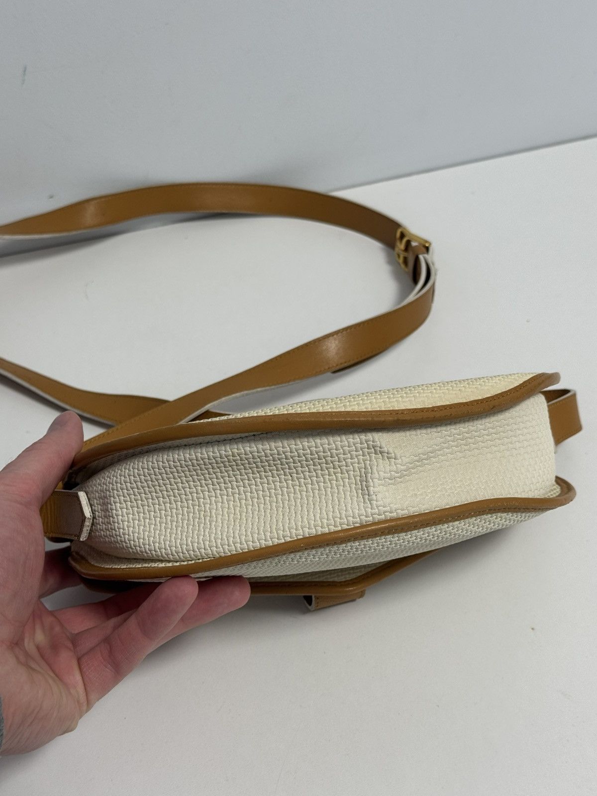 Yves Saint Laurent YVES SAINT LAURENT Shoulder Bag PVC x Leather Size ONE SIZE - 14 Thumbnail