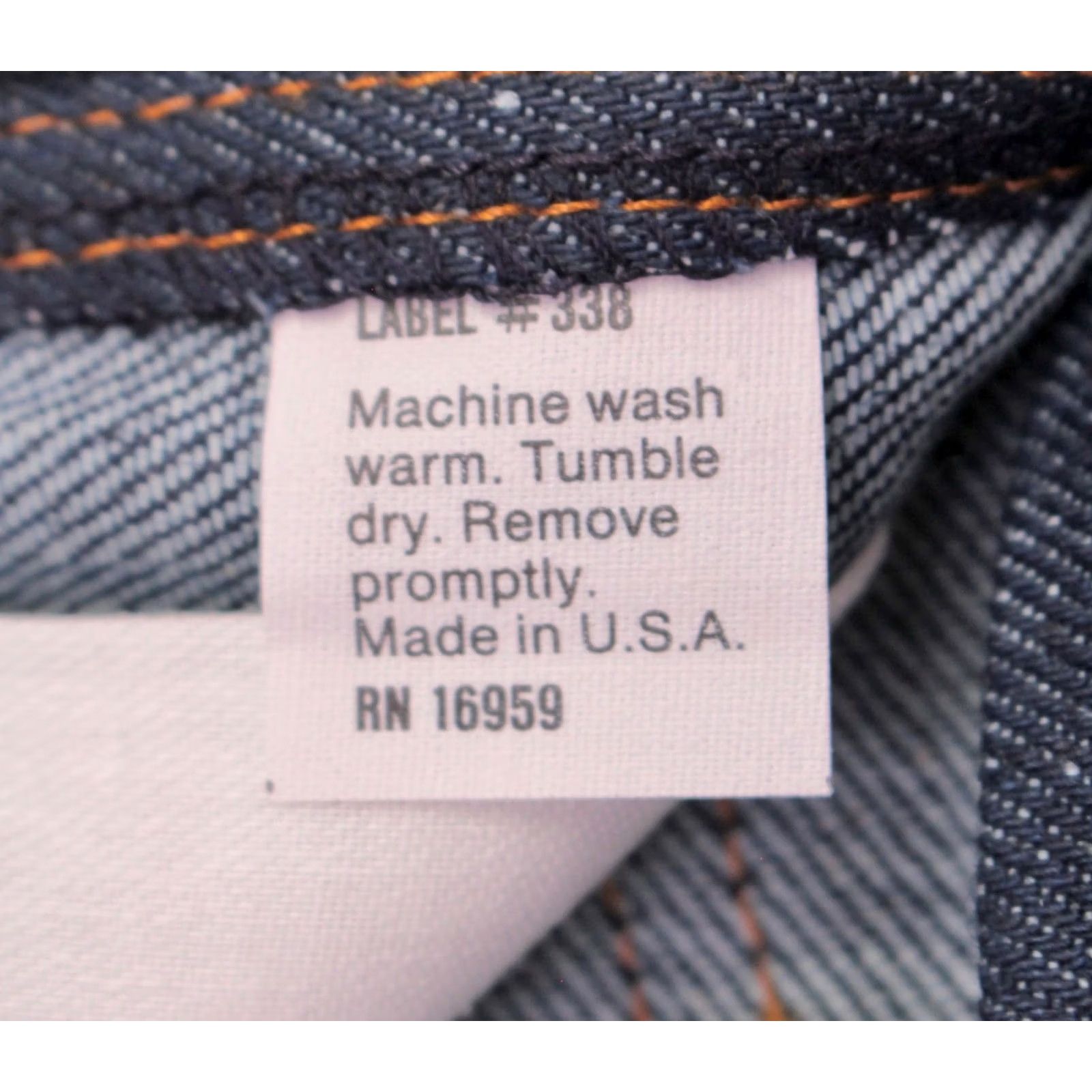 Vintage Big Smith Jeans Boot Cut 31x36 70s VTG 1970s Blue Cotton Mens Pants Size US 31 - 4 Thumbnail