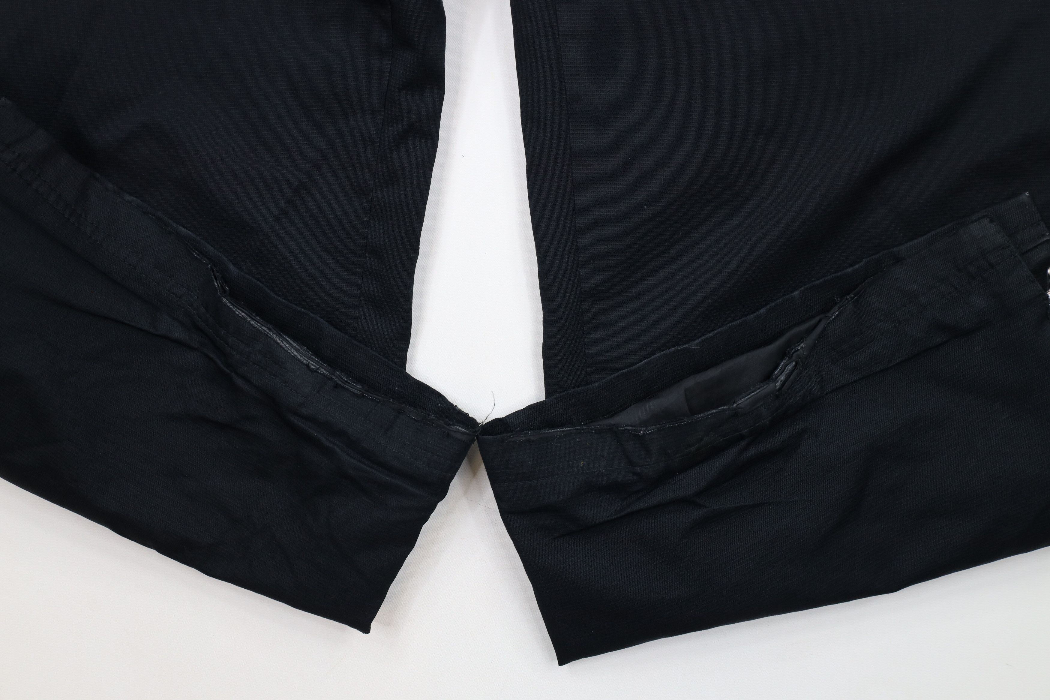 Vintage Vintage Bauer Hockey Spell Out Lined Wide Leg Pants Black Size US 42 / EU 58 - 5 Thumbnail
