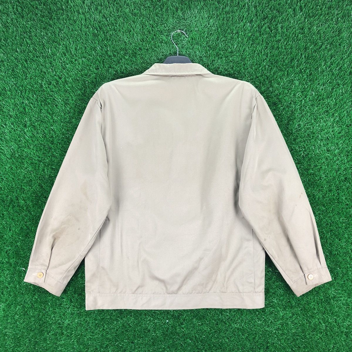 Vintage Vintage 80's Khaki Work Jacket Double Pocket Size US M / EU 48-50 / 2 - 4 Thumbnail
