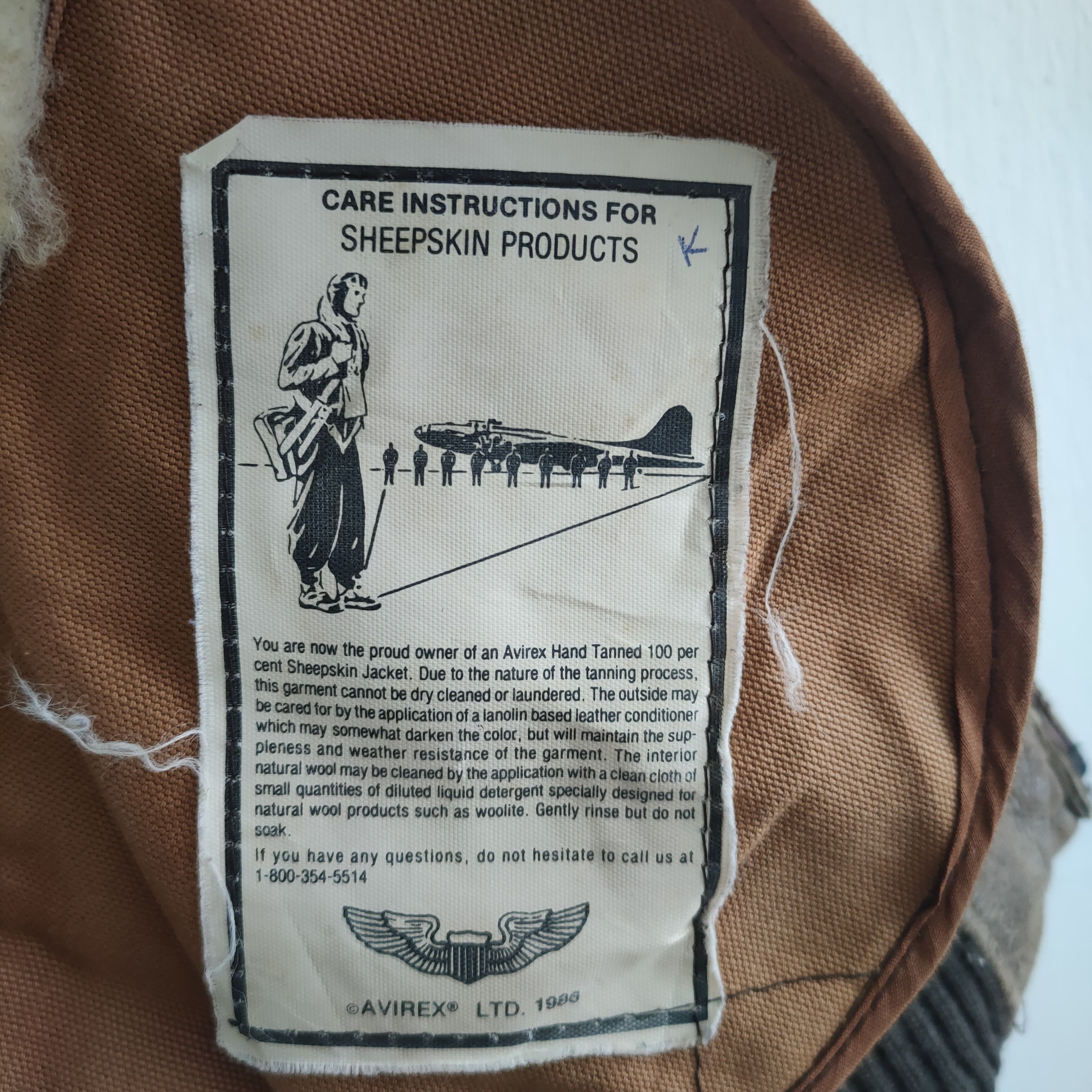 Avirex Vintage Avirex B-6 Sheepskin Leather Jacket Size US L / EU 52-54 / 3 - 14 Thumbnail