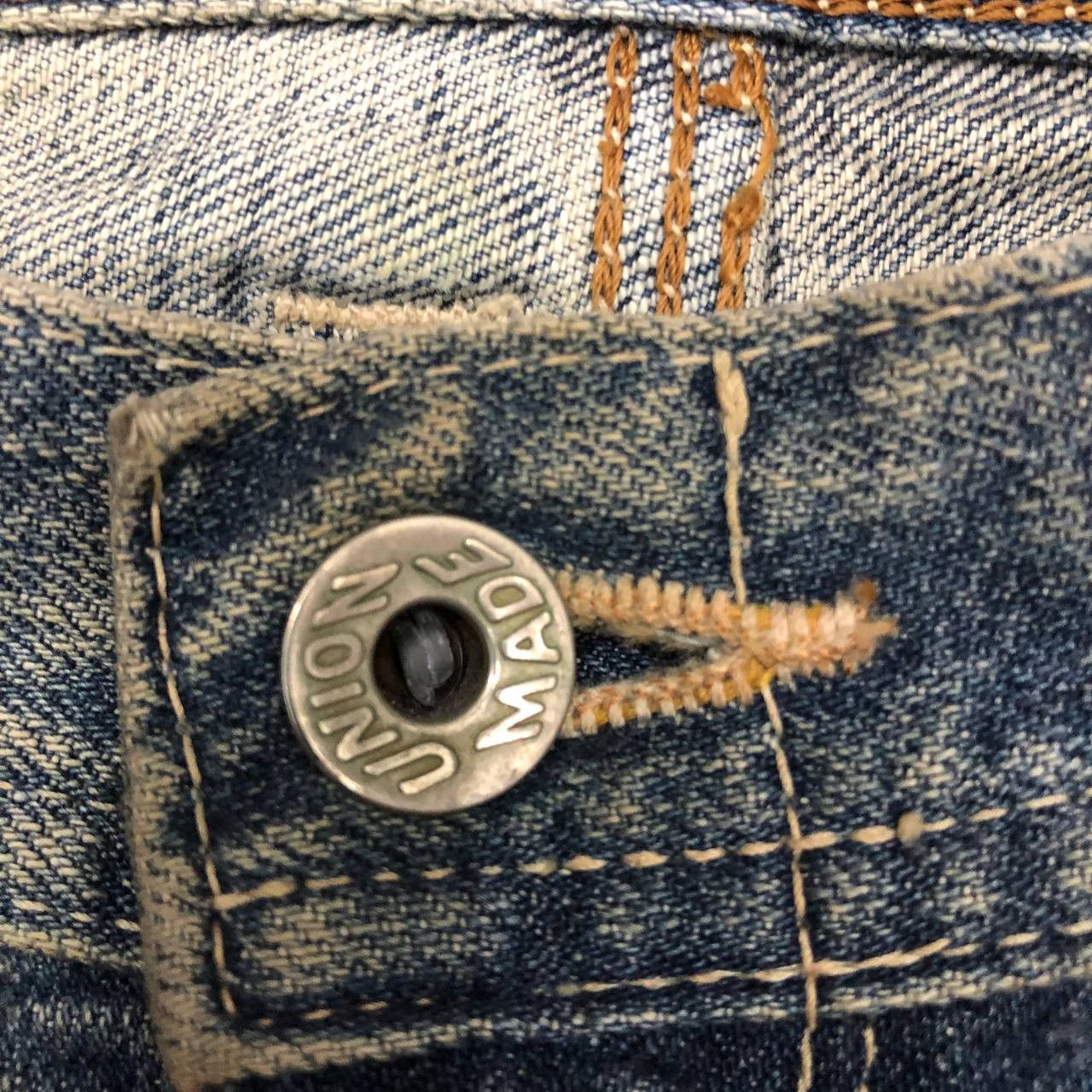 Lee P49 VTG UNION MADE X LEE DISTRESSED WORWEAR DENIM Size US 34 / EU 50 - 8 Thumbnail