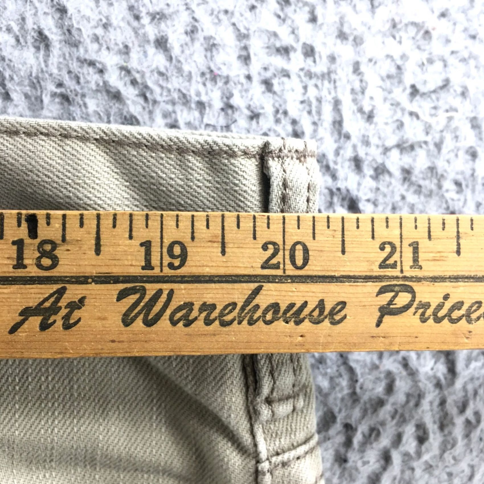 Calvin Klein Calvin Klein Jeans Mens Straight Leg 40x32 Beige Denim Cotton 5-Pocket Regular Slim Jeans Boys Mens? Size US 40 / EU 56 - 5 Thumbnail